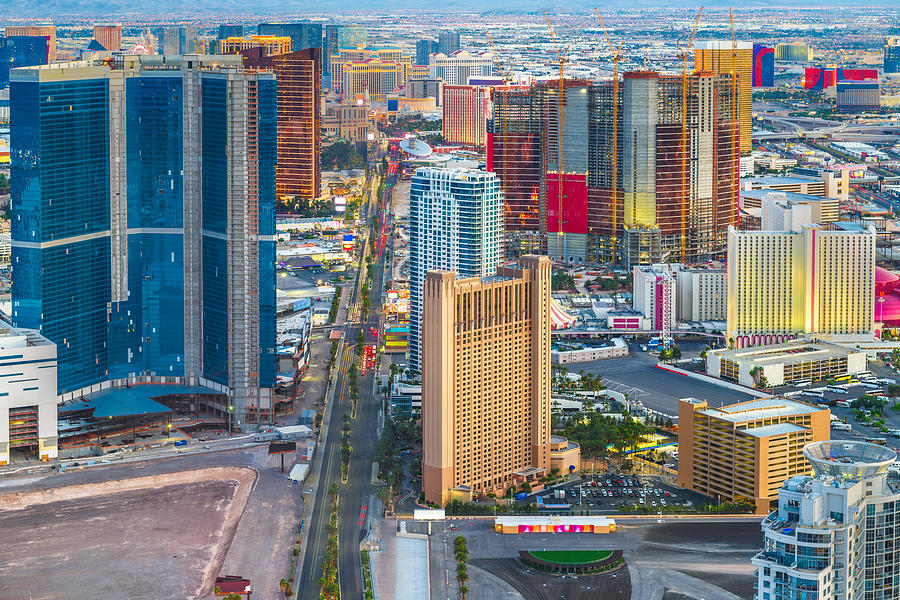 Las Vegas Photograph - Las Vegas, Nevada, Usa Skyline #8 by Sean Pavone