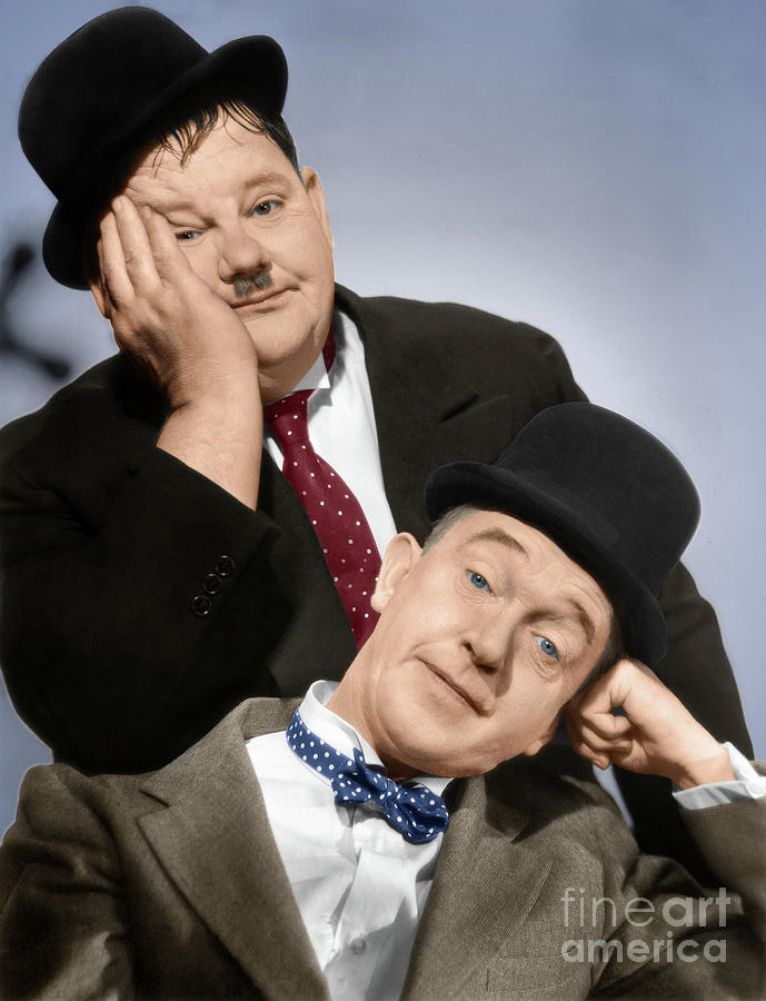 Actor Photograph - Laurel and Hardy #8 by Granger