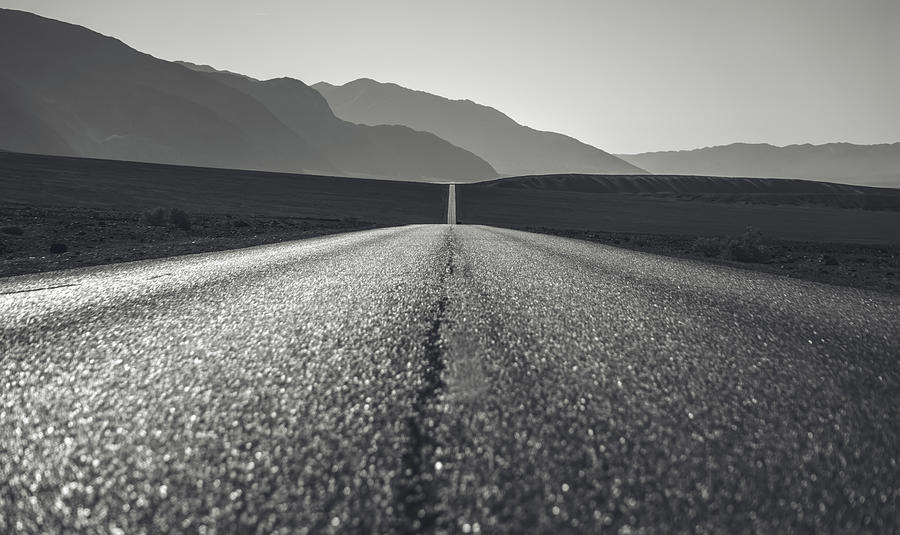 Lonely Road In Death Valley National Park In California #8 Photograph by Alex Grichenko