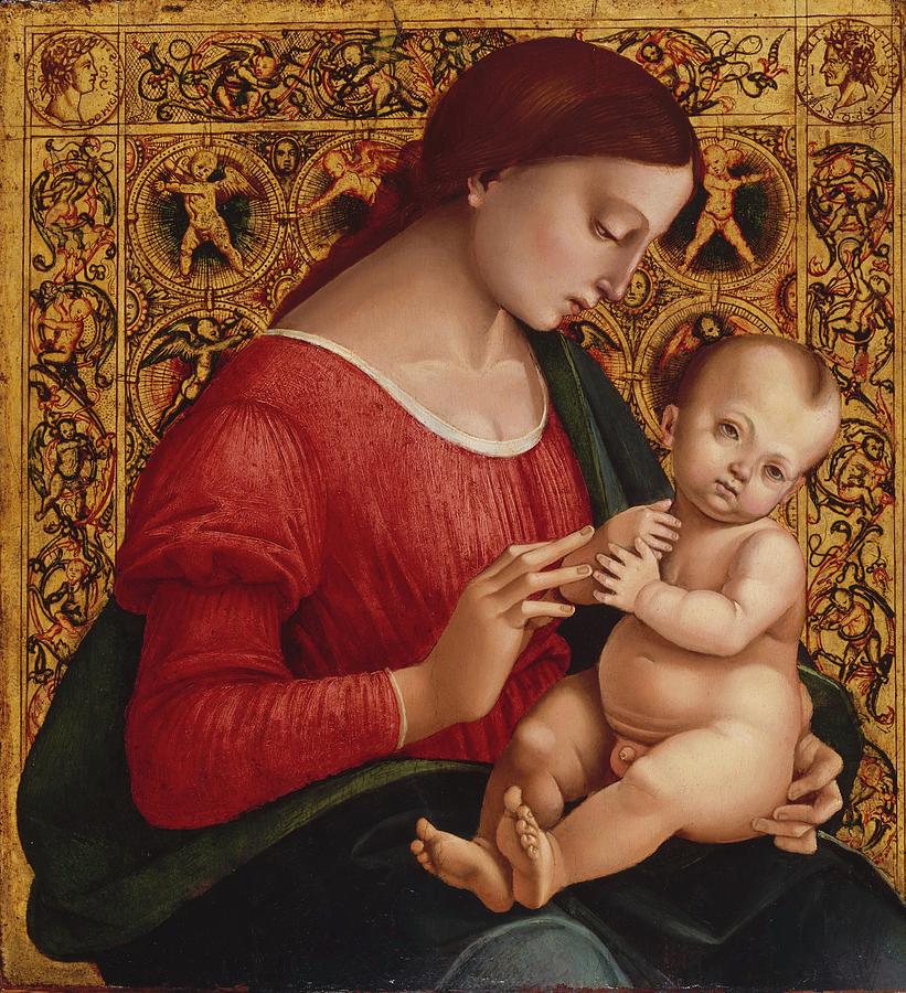 Madonna And Child Painting by Luca Signorelli
