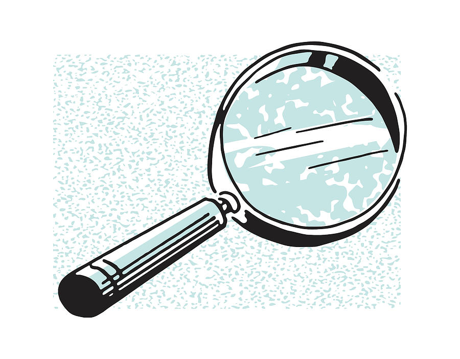 magnifying glass drawing