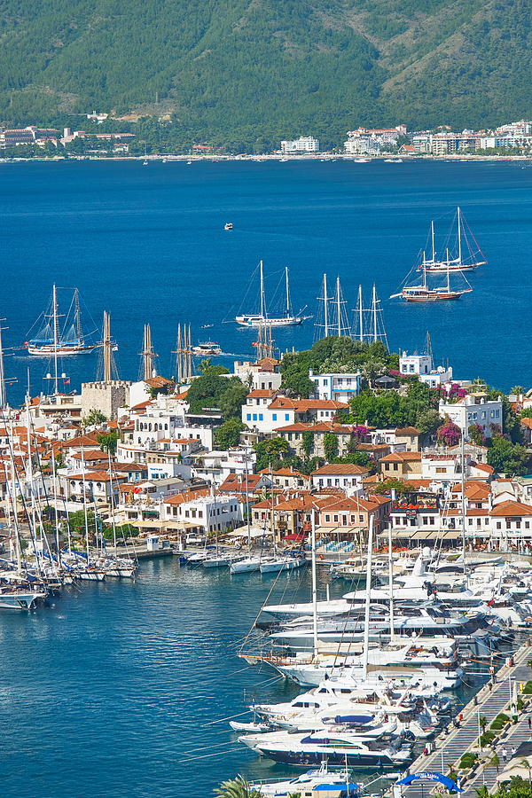 Turkey Photograph - Marmaris Old Town And Harbour, Turkey #8 by Jan Wlodarczyk
