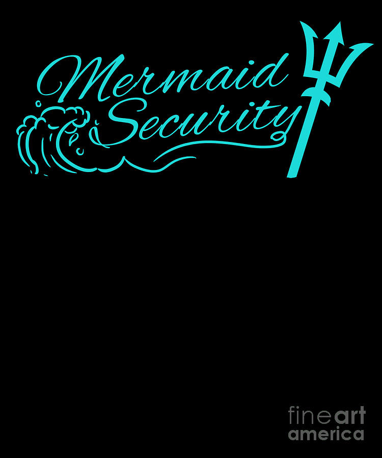 mermaid security shirt