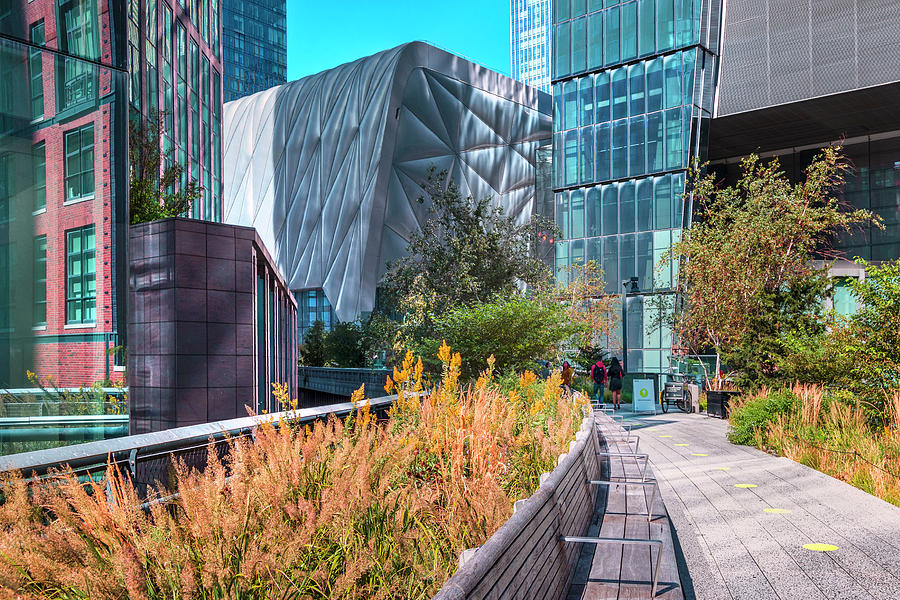 City Digital Art - New York City, Manhattan, High Line Elevated Park #8 by Lumiere