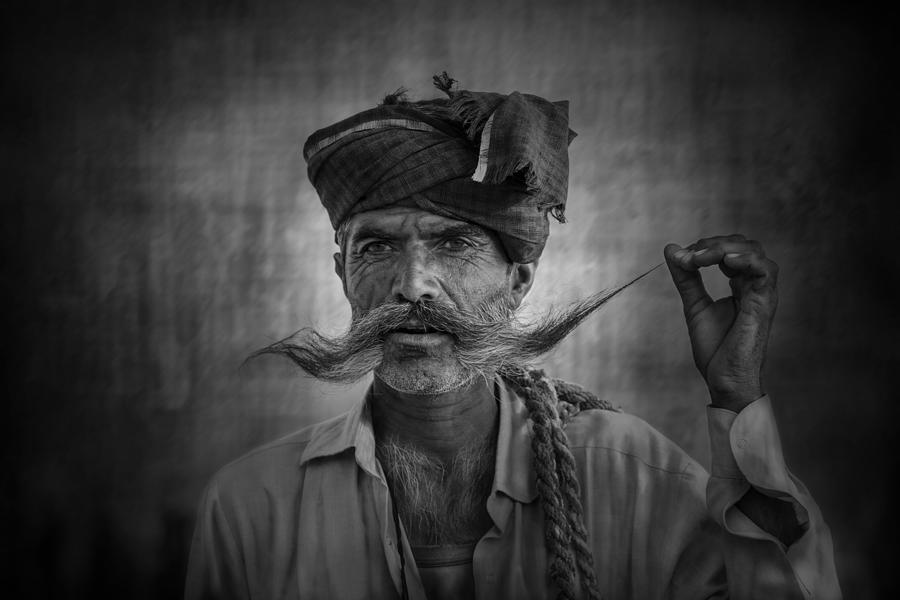 Pushkar Photograph - Old Rajasthani Man #8 by Svetlin Yosifov