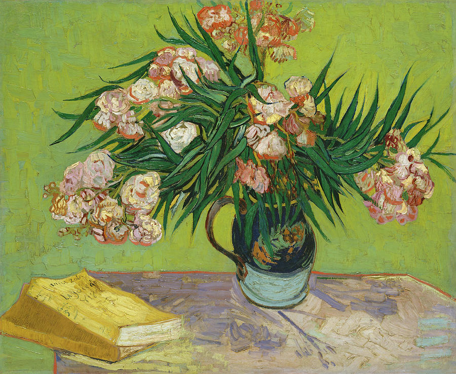 Vincent Van Gogh Painting - Oleanders. #8 by Vincent Van Gogh