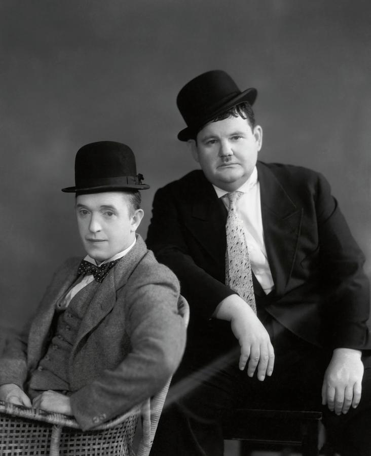 Oliver Hardy . Stan Laurel . #8 Photograph by Album