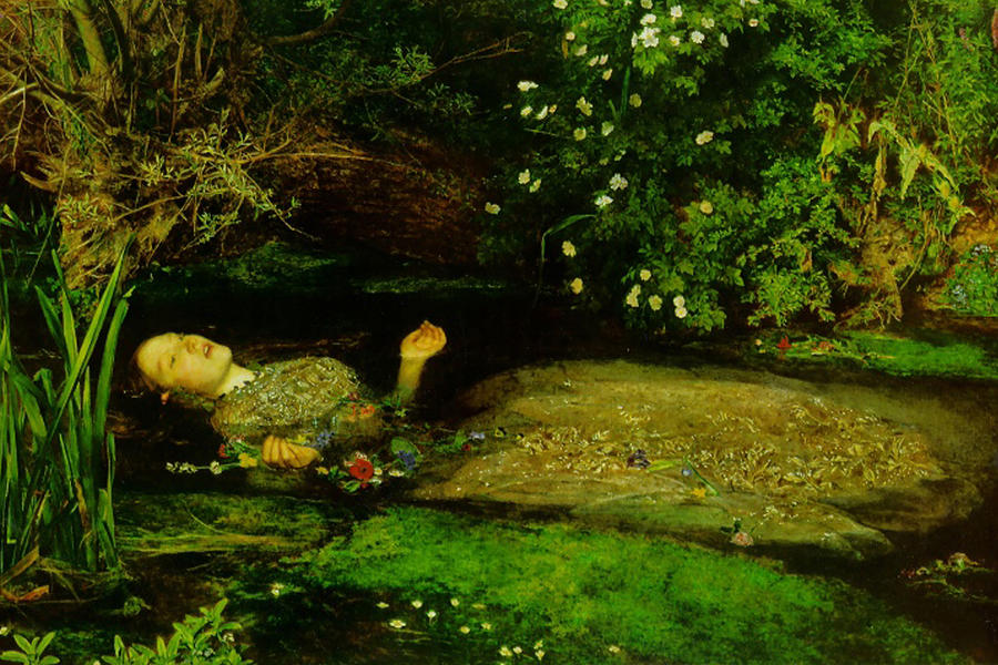 Pre-raphaelite Painting - Ophelia #8 by John Everett Millais