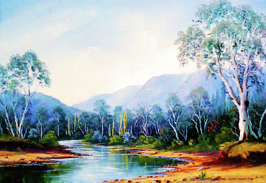 Ovens River #8 Painting by Glen Johnson
