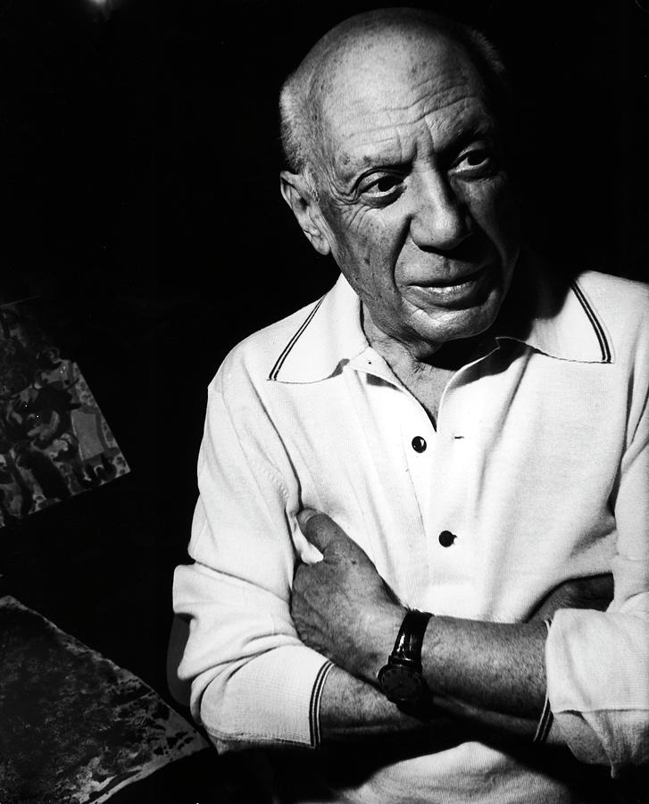Pablo Picasso #8 Photograph by Gjon Mili