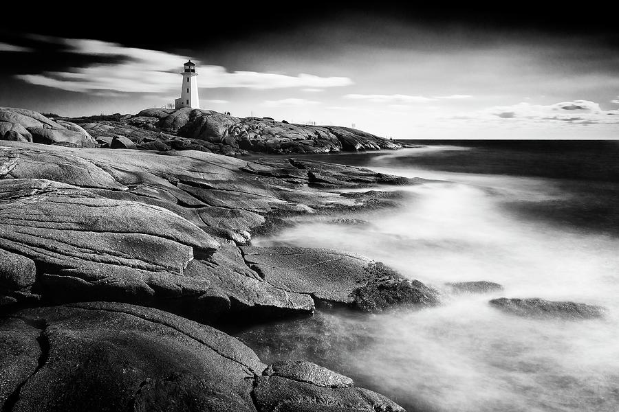 Peggy's Cove Lighthouse In Nova Scotia Digital Art by Pietro Canali ...