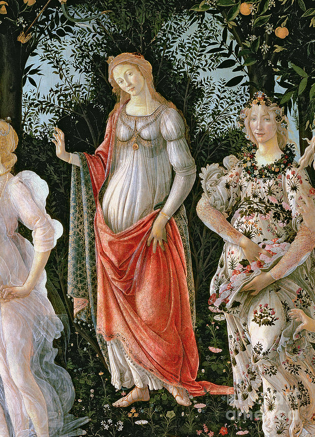 Primavera, C.1478 Painting by Sandro Botticelli