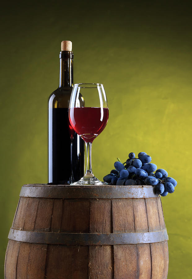 Red Wine Composition Photograph by Valentinrussanov Red Wine Composition Photograph by Valentinrussanov