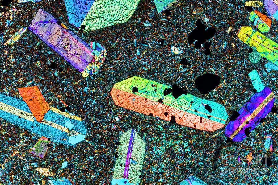 Rock Mineral Crystals #8 Photograph by Dr Keith Wheeler/science Photo Library