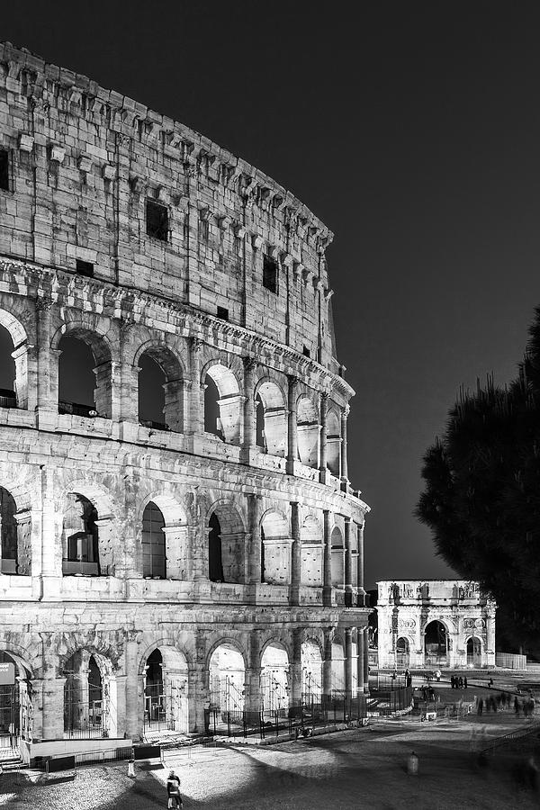 Rome, Coliseum, Italy #8 Digital Art by Luigi Vaccarella
