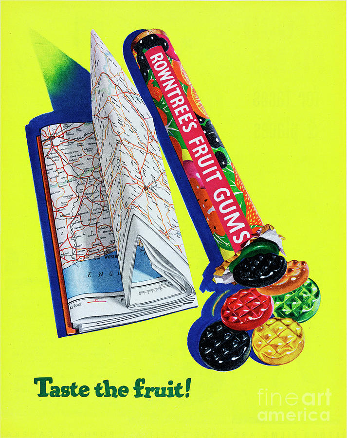 Rowntrees Fruit Gums Photograph by Picture Post
