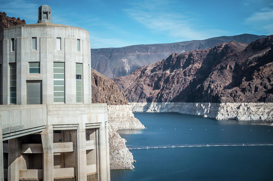 scenes around Hoover dam and  Mike OCallaghan - Pat Tillman Mem #8 Photograph by Alex Grichenko