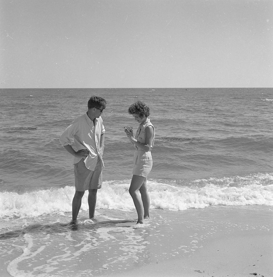 Senator Kennedy Goes A Courting #8 Photograph by Hy Peskin Archive