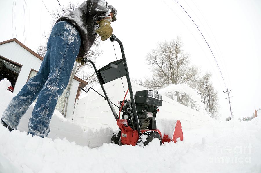 Snow Clearing Photograph by Jim Reed Photography/science Photo Library ...