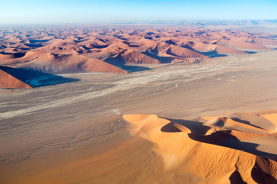 Abstract Photograph - Sossusvlei From The Air #8 by Ben McRae