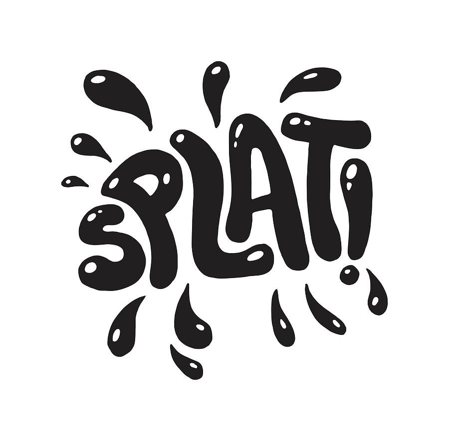 Splat Drawing by CSA Images Fine Art America