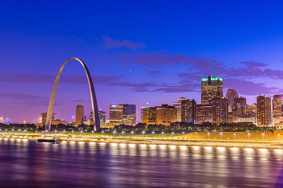 St. Louis Photograph - St. Louis, Missouri, Usa Downtown #8 by Sean Pavone