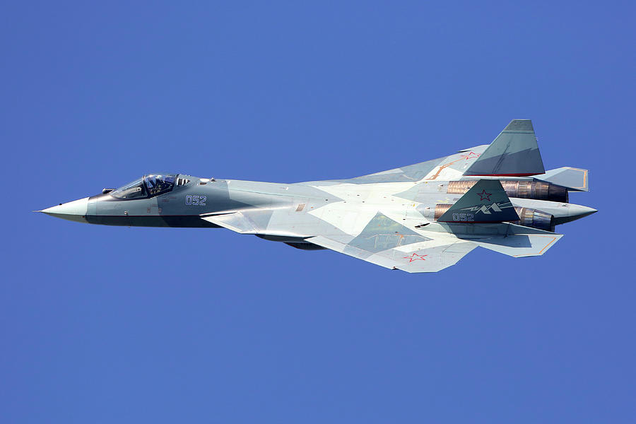 Su-57 Jet Fighter Of The Russian Air #8 Photograph by Artyom Anikeev