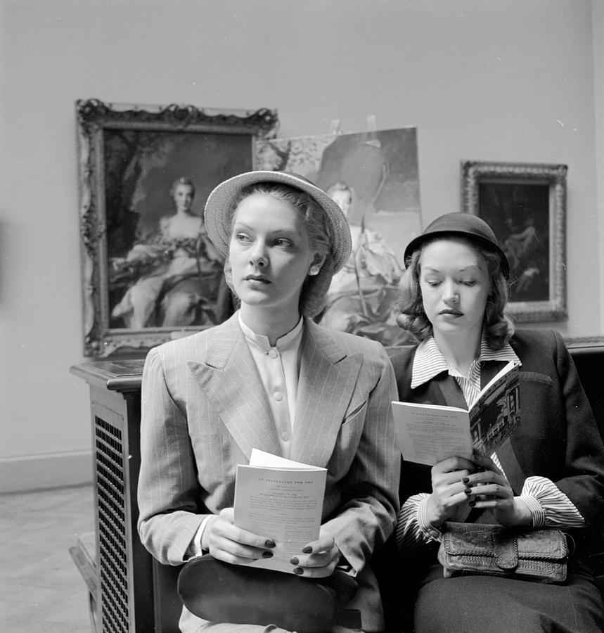 Hat Photograph - The American Look- Changing standards of fashion for young women in the 1940s. #8 by Nina Leen