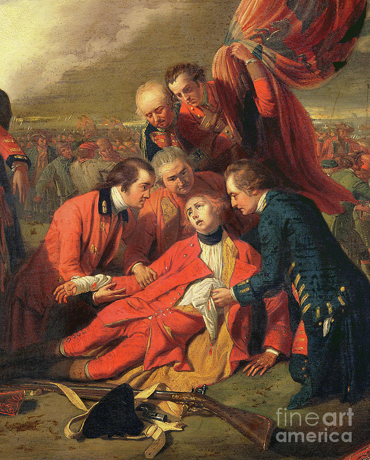 The Death Of General Wolfe Painting by Benjamin West - Fine Art America