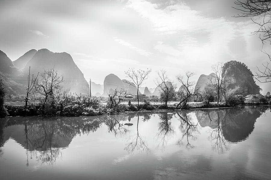 The mountains and countryside scenery in spring #8 Photograph by Carl Ning