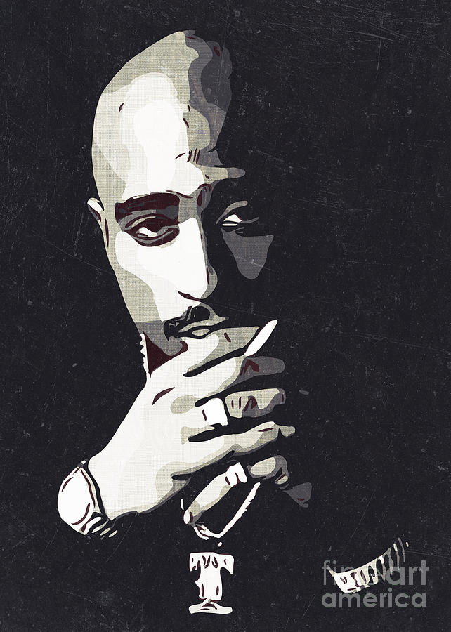 Tupac Shakur Artwork Digital Art By Taoteching Art