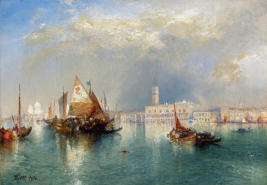 Venice Painting by Thomas Moran - Fine Art America