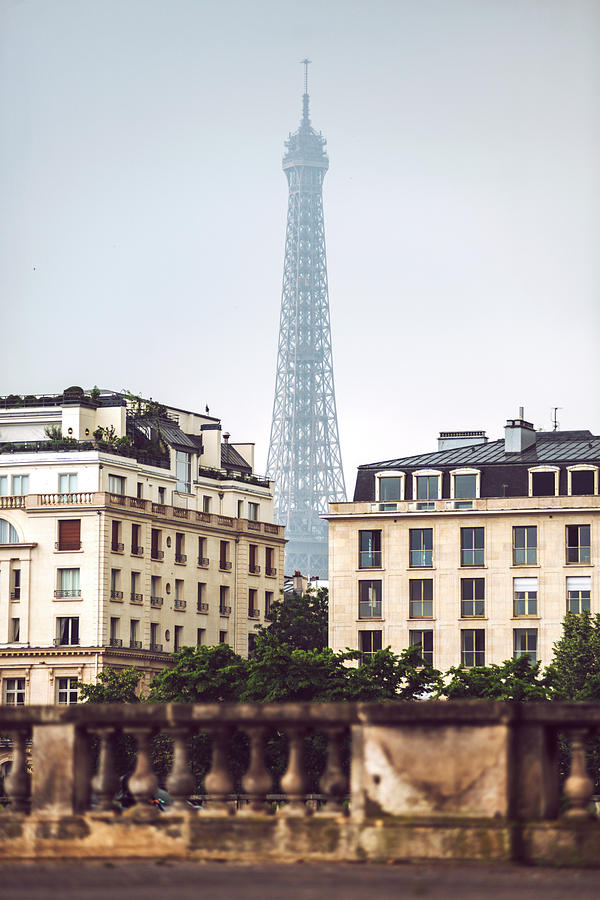 View of Eiffel Tower in Paris, France by Eduardo Huelin View of Eiffel Tower in Paris, France by Eduardo Huelin
