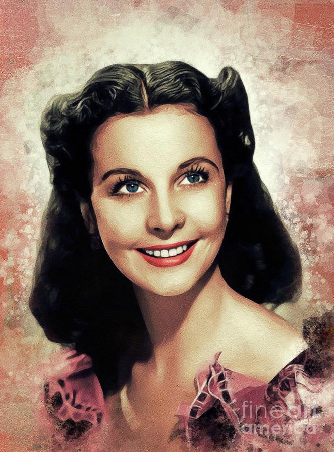 Vivien Leigh, Hollywood Legend Painting by Esoterica Art Agency