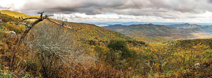 Blue Ridge And Smoky Mountains Changing Color In Fall #80 Photograph by Alex Grichenko
