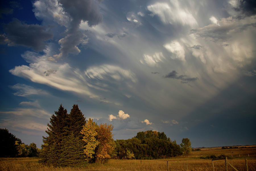 Prairie Storm Clouds Photograph
