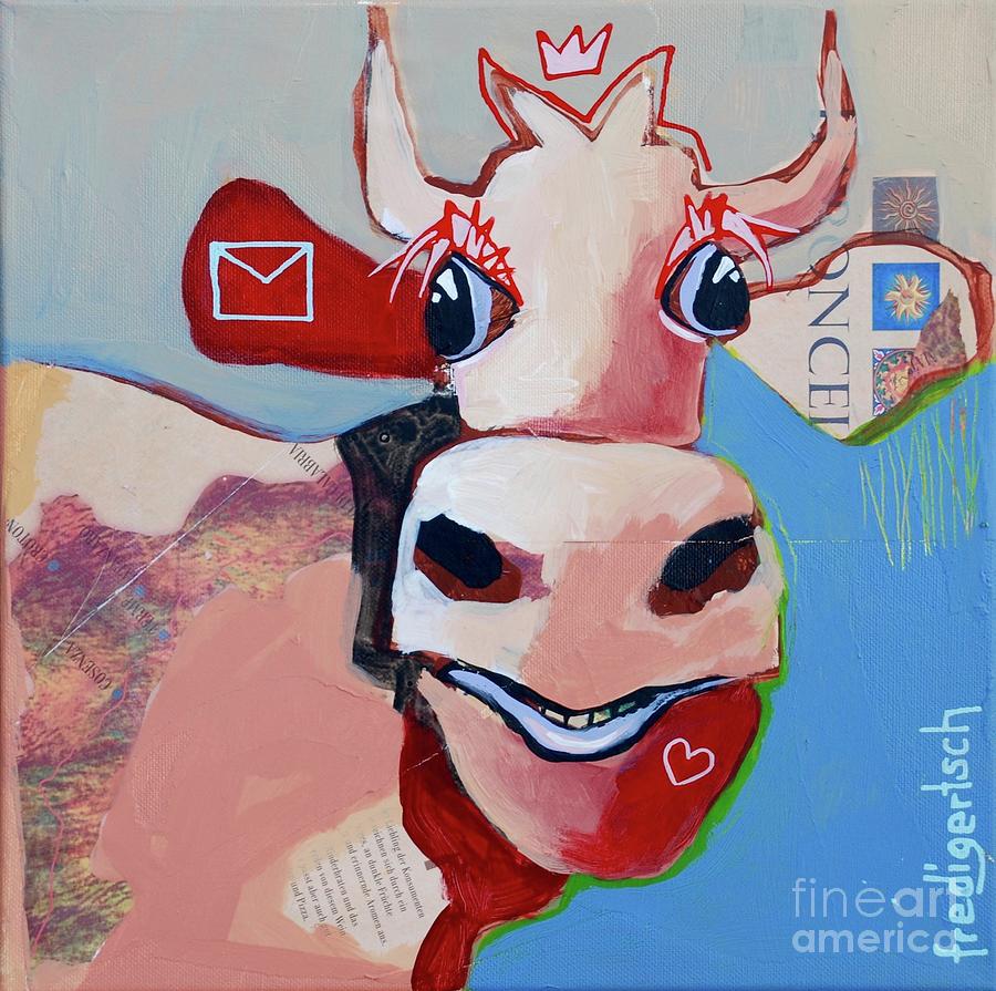 Cow Painting - VoguLisi #83 by Fredi Gertsch