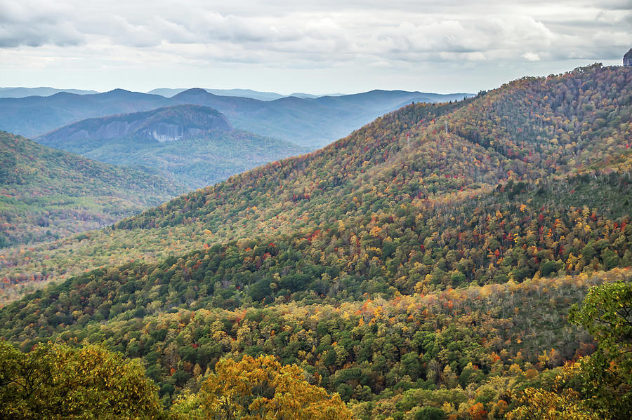 Blue Ridge And Smoky Mountains Changing Color In Fall #84 Photograph by Alex Grichenko