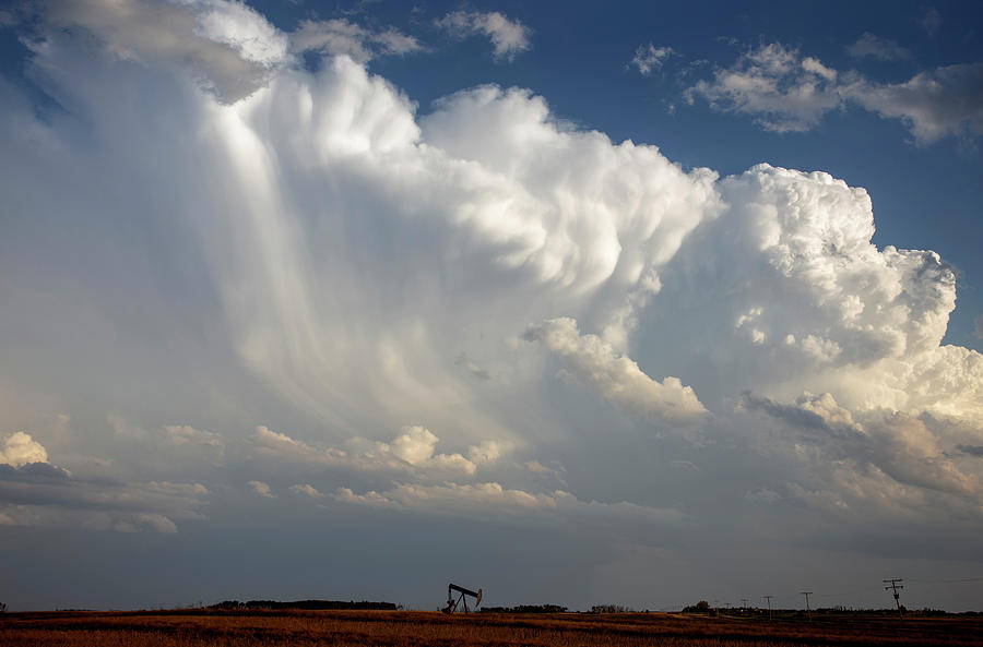Summer Photograph - Prairie Storm Clouds #84 by Mark Duffy