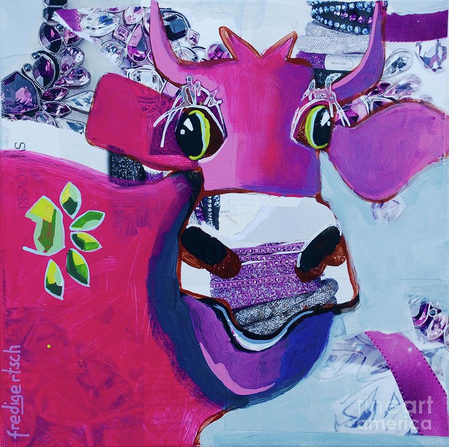 Cow Painting - VoguLisi #88 by Fredi Gertsch