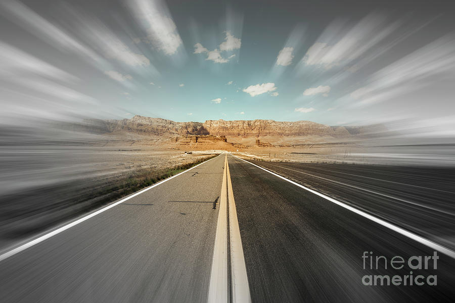 Arizona Desert Highway Photograph by Raul Rodriguez