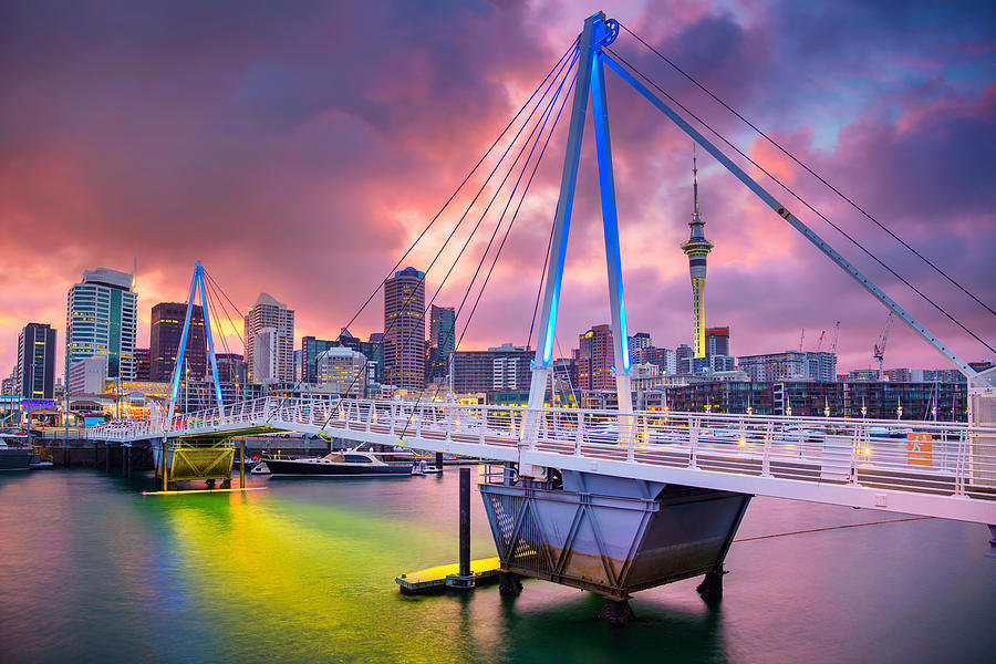Architecture Photograph - Auckland. Cityscape Image Of Auckland #9 by Rudi1976