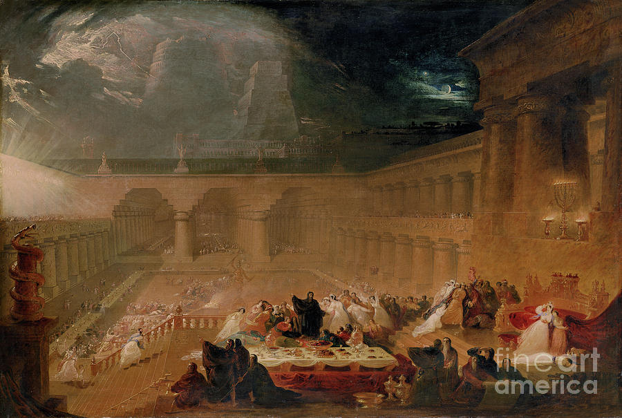 Belshazzar's Feast Painting By John Martin - Fine Art America