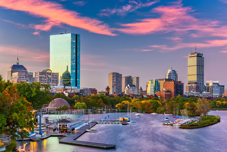 Boston Photograph - Boston, Massachusetts, Usa Downtown #9 by Sean Pavone