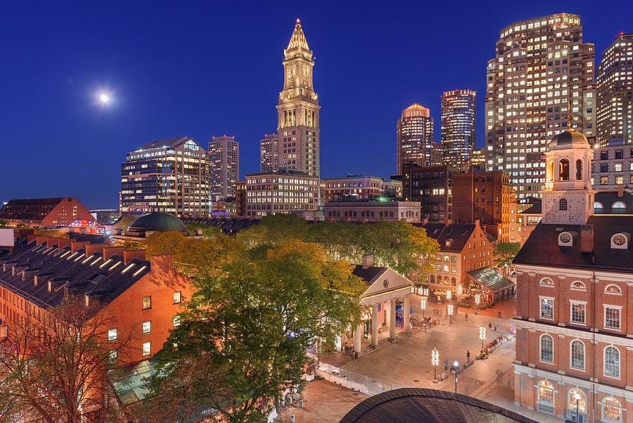 Boston, Massachusetts, Usa Skyline Photograph by Sean Pavone - Fine Art ...