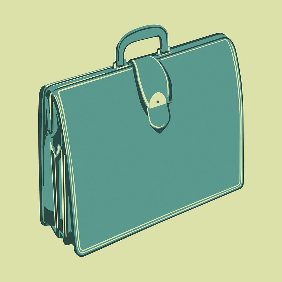 Briefcase Drawing by CSA Images Fine Art America