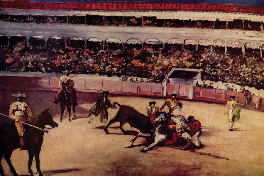 Bullfight #9 Painting by Edouard Manet