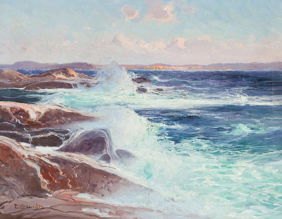 Carl Brandt, 1871-1930,  Landscape Painting