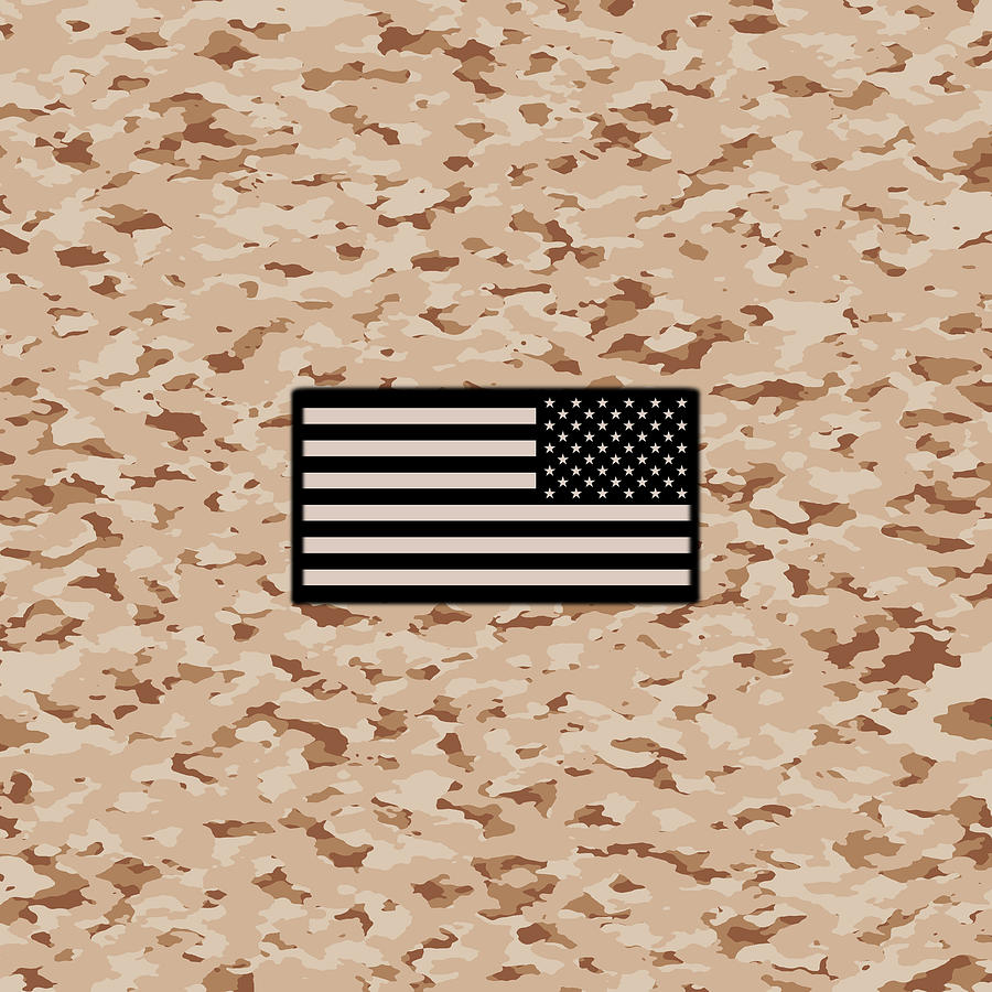 Desert Camouflage Pattern Digital Art By Jared Davies