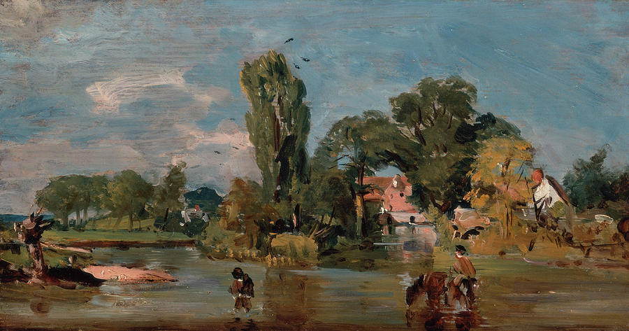 John Constable Painting - Flatford Mill #9 by John Constable
